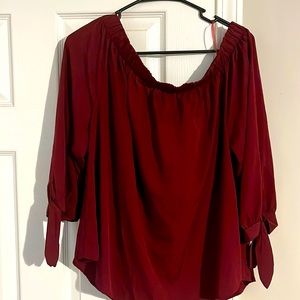 Off the shoulder blouse